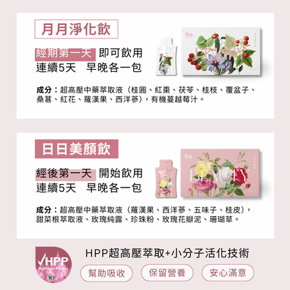 經期雙效調理飲 Menstrual Detox & Beauty Essence (2026.01預購）